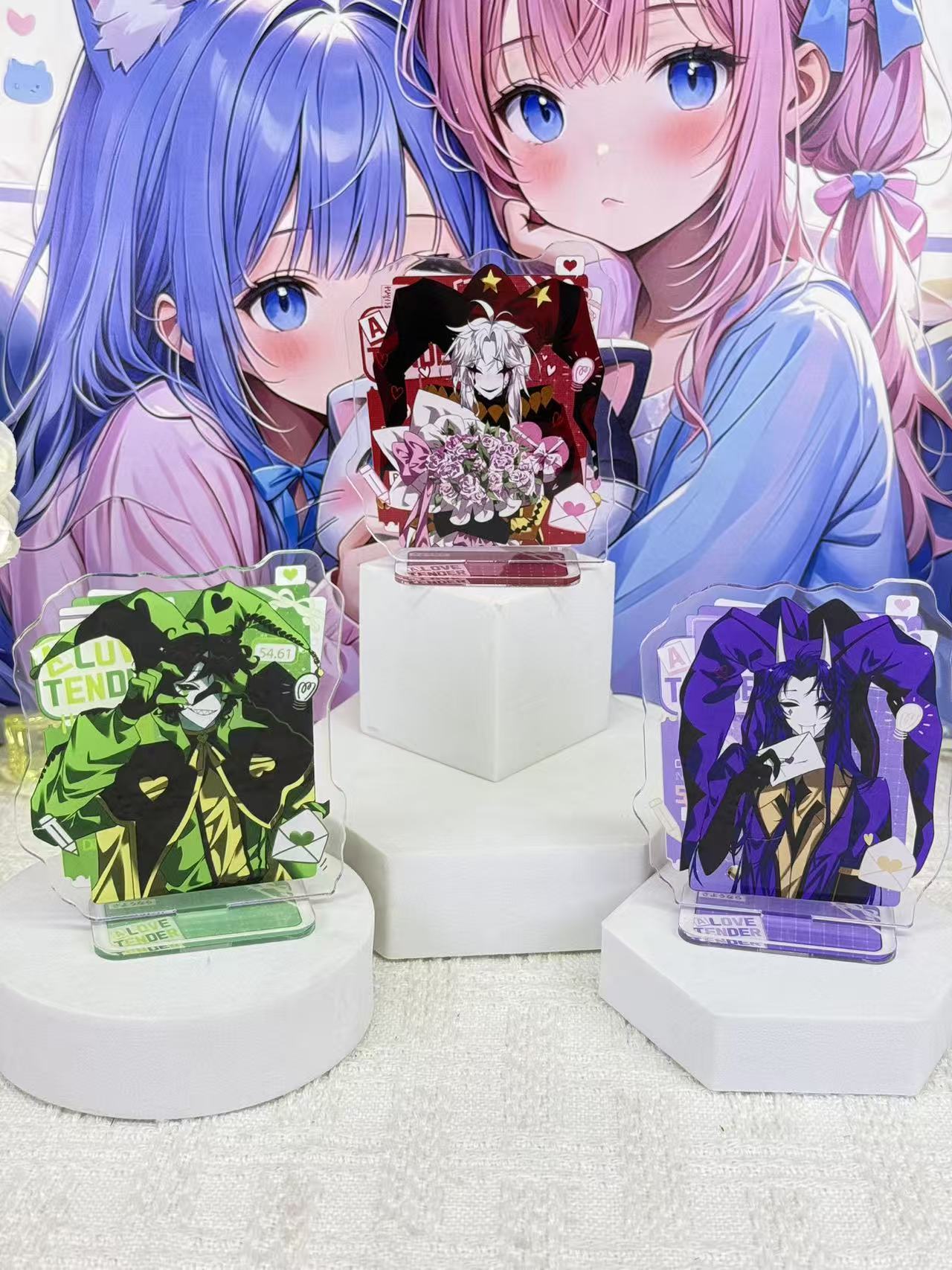 Anime Merchandise Collection - 애니메이션 아크릴 스탠드, 귀여운 캐릭터 디스플레이