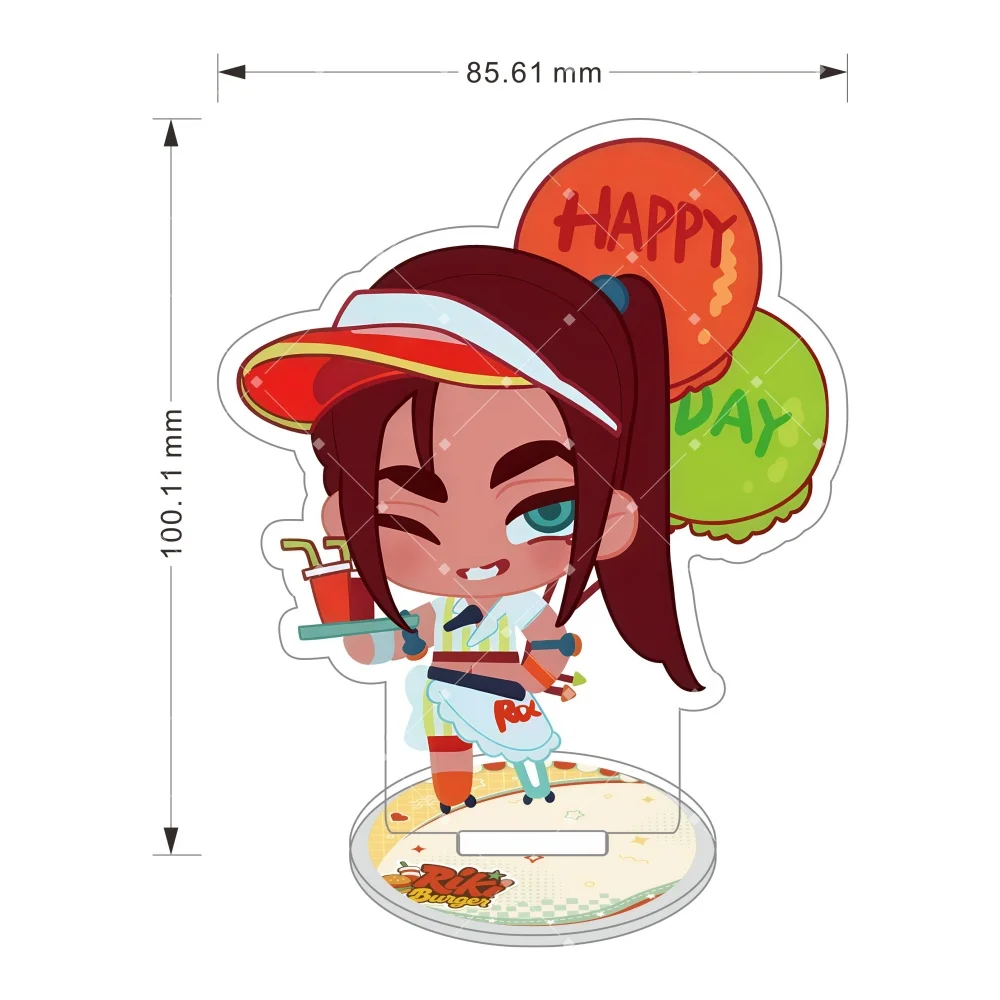   애니메이션 피규어 아크릴 스탠드, 치비 틸, 이반  - Anime Merchandise Collection 리뷰 및 가격